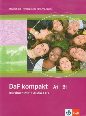 DaF Kompakt A1-B1 Kursbuch +AudioCD(3). Autor: Ilse Sander. SmakLiter.pl Okładka książki DaF Kompakt A1-B1 Kursbuch +AudioCD(3)