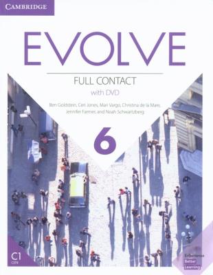 Evolve 6 Full Contact + DVD. Autor: Goldstein Ben, Jones Ceri, Vargo Mari, Mare Christina de la, Farmer Jennifer, Schwartzberg Noah. SmakLiter.pl Okładka książki Evolve 6 Full Contact + DVD