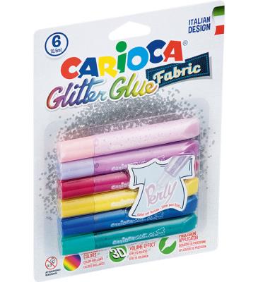 Opakowanie Farby do tkanin perłowe 6 kol. CARIOCA