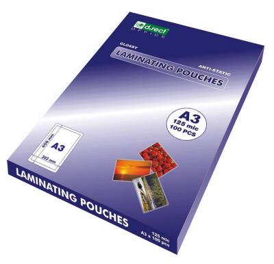 Opakowanie Folia laminacyjna A3 125 mic a'100 D.RECT