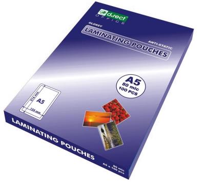 Opakowanie Folia laminacyjna A5 80 mic a'100 D.RECT