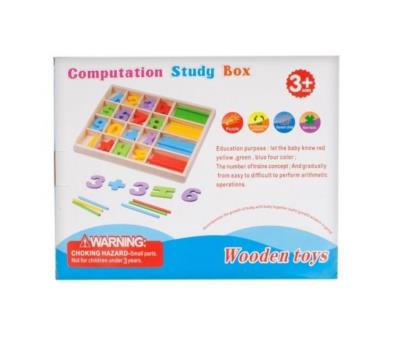 Opakowanie Gra edukacyjna drewniane liczmany patyczki