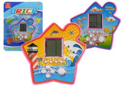 Gra Elektroniczna Kieszonkowa Tetris Gwiazdka. Wydawca: Lean Toys. SmakLiter.pl Opakowanie Gra Elektroniczna Kieszonkowa Tetris Gwiazdka