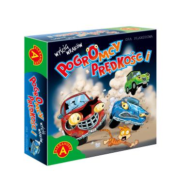GRA POGROMCY PRĘDKOŚCI WYŚCIG WRAKÓW. Wydawca: ALEXANDER GRY. SmakLiter.pl Opakowanie GRA POGROMCY PRĘDKOŚCI WYŚCIG WRAKÓW