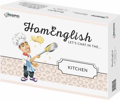HomEnglish Let's chat in the Kitchen REGIPIO. Wydawca: Regipio. SmakLiter.pl Opakowanie HomEnglish Let's chat in the Kitchen REGIPIO