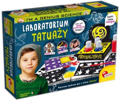 Opakowanie I'm a genius science Laboratorium tatuaży