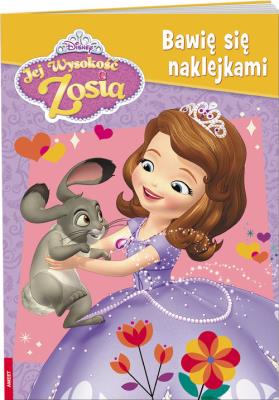 Okładka książki Jej Wysokość Zosia Bawię się naklejkami