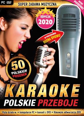 KARAOKE POLSKIE PRZEBOJE EDYCJA 2020 - Z MIKROFONEM (PC-DVD). Wydawca: Avalon DVD. SmakLiter.pl Opakowanie KARAOKE POLSKIE PRZEBOJE EDYCJA 2020 - Z MIKROFONEM (PC-DVD)
