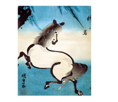 Opakowanie Karnet 17x14cm z kopertą Horse and Willow