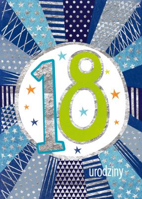 Opakowanie Karnet B6 18-nastka Niebieska