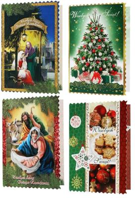 Opakowanie Karnet B6 - Z Boże Narodzenie MIX AVANTI