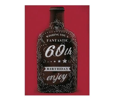Opakowanie Karnet B6 z kopertą Urodziny 60