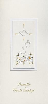 Opakowanie Karnet Chrzest DL CDL03 - Chrzcielnica