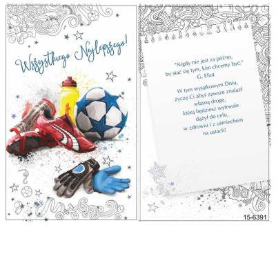 Opakowanie Karnet życzenia + koperta ARGUS