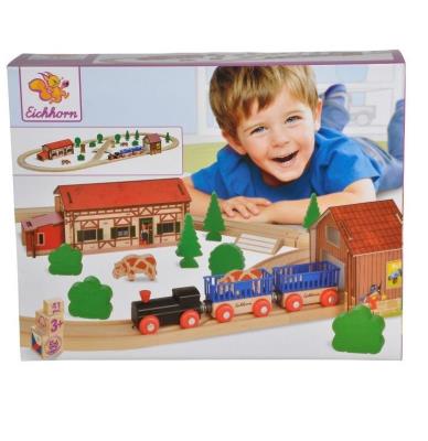 Opakowanie Kolejka - tor z farmą 41 elementów