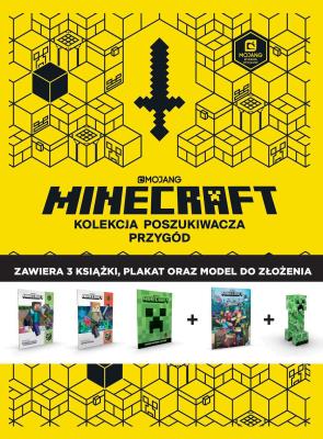 KOLEKCJA POSZUKIWACZA PRZYGÓD MINECRAFT. Autor: Milton Stephanie, PADDY KEMPSHALL, McComb David. SmakLiter.pl Okładka książki KOLEKCJA POSZUKIWACZA PRZYGÓD MINECRAFT