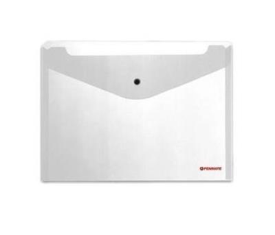 Opakowanie Koperta na zatrzask A4 PP-231 bezbarwna PENMATE