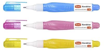 Korektor w pisaku 3ml (12szt) TOMA. Wydawca: TOMA. SmakLiter.pl Opakowanie Korektor w pisaku 3ml (12szt) TOMA