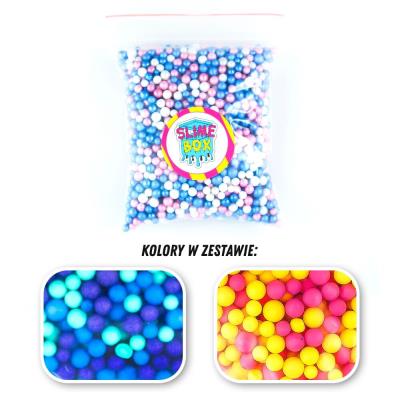 Opakowanie KULKI STYROPIANOWE ZESTAW NR 6 - 2 KOLORY (GALAXY/FLUO)