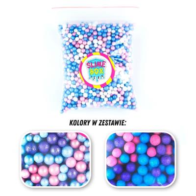 Opakowanie KULKI STYROPIANOWE ZESTAW NR 7 - 2 KOLORY (UNICORN/NIEB-RÓŻ-FIOLET)