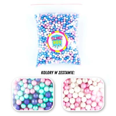 Opakowanie KULKI STYROPIANOWE ZESTAW NR 8 - 2 KOLORY (BABY-PINK/ARIELKA)