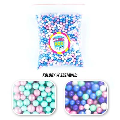 Opakowanie KULKI STYROPIANOWE ZESTAW NR 9 - 2 KOLORY  (MAGIC UNICORN/PERŁOWA ELSA)