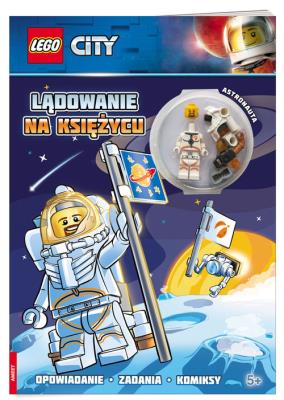 Lego City Lądowanie na Księżycu. Autor: Opracowanie zbiorowe. SmakLiter.pl Okładka książki Lego City Lądowanie na Księżycu