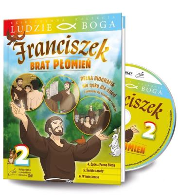 Ludzie Boga. Św. Franciszek. Brat Płomień cz.2 DVD. Autor:   Praca zbiorowa. SmakLiter.pl Okładka książki Ludzie Boga. Św. Franciszek. Brat Płomień cz.2 DVD
