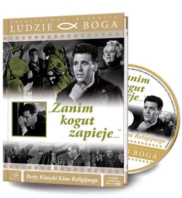 Ludzie Boga. Zanim kogut zapieje DVD + książka. Autor: Rafael Gil. SmakLiter.pl Okładka książki Ludzie Boga. Zanim kogut zapieje DVD + książka