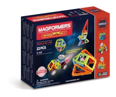 Opakowanie Magformers Vehicle Space Wow Klocki magnetyczne 22 elementów