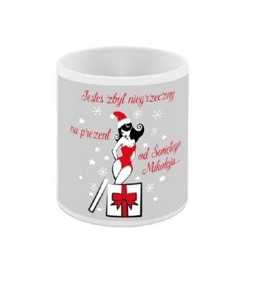 Opakowanie Magiczny kubek Jesteś zbyt niegrzeczyn na prezent