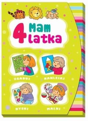 Mam 4 latka. Autor: Lekan Elżbieta, Joanna Myjak (ilustr.). SmakLiter.pl Okładka książki Mam 4 latka
