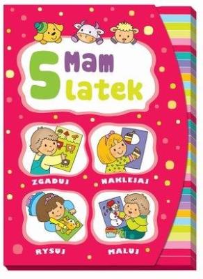 Mam 5 latek. Autor: Lekan Elżbieta, Joanna Myjak (ilustr.). SmakLiter.pl Okładka książki Mam 5 latek