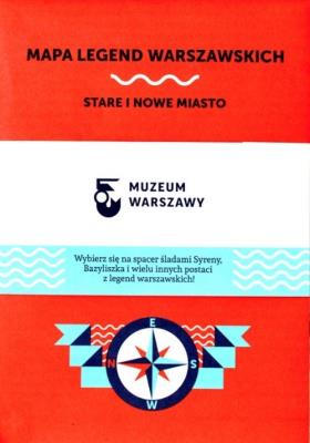 Okładka książki Mapa legend warszawskich / Muzeum Warszawy