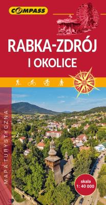 Okładka książki Mapa turystyczna - Rabka-Zdrój i okolice 1:40 000