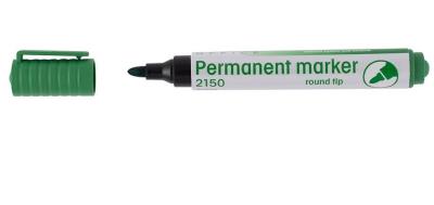 Opakowanie Marker 2150 perm. okrągły zielony (12szt) D.RECT