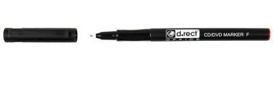 Opakowanie Marker CD 0,7 F czerwony (12szt) D.RECT