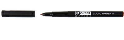 Opakowanie Marker CD 1,0 M czerwony (12szt) D.RECT