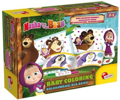 Opakowanie Masza i Niedźwiedź Kolorowanki dla dzieci 1