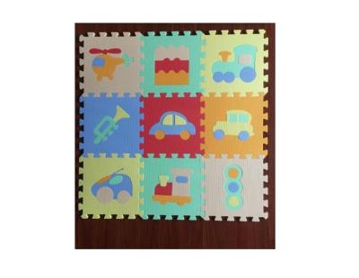 Opakowanie Mata puzzle piankowe na podłogę Pojazdy
