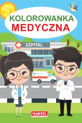 Okładka książki MEDYCZNA KOLOROWANKA