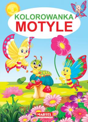 Okładka książki MOTYLE KOLOROWANKA