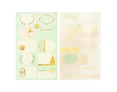 Opakowanie Naklejki do podpisywania prezentów 2 arkusze