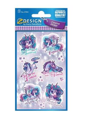 Opakowanie Naklejki papierowe - Jednorożce Miami