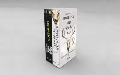 Nasze małe kłamstwa / Mordercja jest wśród nas. Autor: Watson Sue, Foley Lucy. SmakLiter.pl Okładka książki Nasze małe kłamstwa / Mordercja jest wśród nas