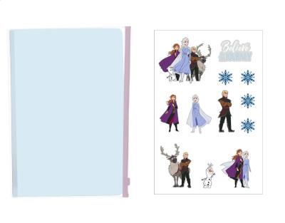 Opakowanie NOTES A5 FROZEN DO SAMODZIELNEGO ZDOBIENIA Z NAKLEJKAMI DOE-3687