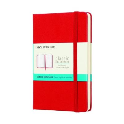 Opakowanie Notes Classic 9x14 tw. kropki czerwony