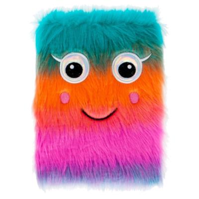 Opakowanie NOTES PLUSZOWY A5 TĘCZA