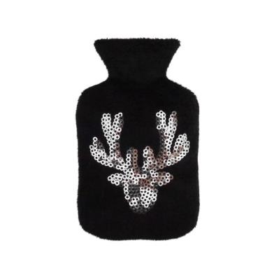 Opakowanie Ogrzewacz do rąk w pokrowcu z cekinowym reniferem