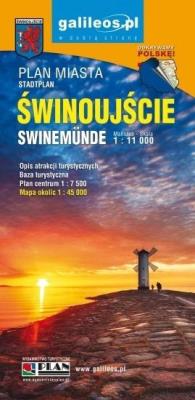 Okładka książki Plan miasta - Międzyzdroje/Świnoujście